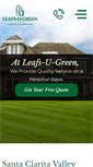 Mobile Screenshot of leafsugreen.com